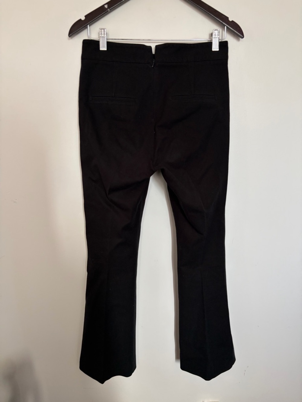 Veronica Beard Black Boot Cut Ponte Pants - Size 6 - Picture 7 of 9